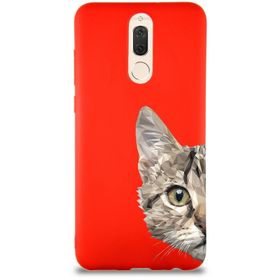 Printify Huawei Mate 10 Lite Soft Premier Kapak Catface Tasarımlı Silikon Cep Telefonu Kılıfı