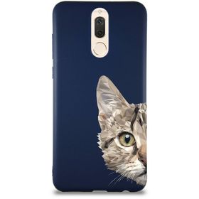 Printify Huawei Mate 10 Lite Soft Premier Kapak Catface Tasarımlı Silikon Cep Telefonu Kılıfı