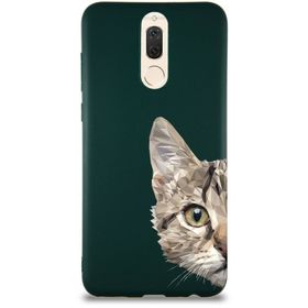 Printify Huawei Mate 10 Lite Soft Premier Kapak Catface Tasarımlı Silikon Cep Telefonu Kılıfı
