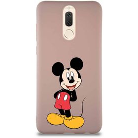 Printify Huawei Mate 10 Lite Soft Premier Kapak Mickey Mouse-B Tasarımlı Silikon Cep Telefonu Kılıfı