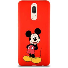 Printify Huawei Mate 10 Lite Soft Premier Kapak Mickey Mouse-B Tasarımlı Silikon Cep Telefonu Kılıfı