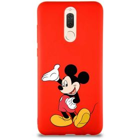 Printify Huawei Mate 10 Lite Soft Premier Kapak Mickey Mouse-C Tasarımlı Silikon Cep Telefonu Kılıfı
