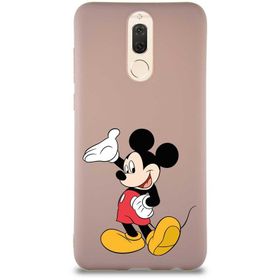 Printify Huawei Mate 10 Lite Soft Premier Kapak Mickey Mouse-C Tasarımlı Silikon Cep Telefonu Kılıfı