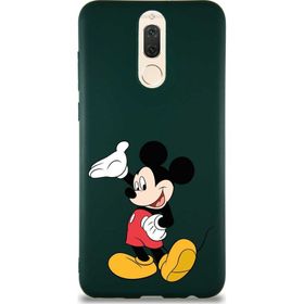 Printify Huawei Mate 10 Lite Soft Premier Kapak Mickey Mouse-C Tasarımlı Silikon Cep Telefonu Kılıfı