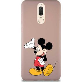 Printify Huawei Mate 10 Lite Soft Premier Kapak Mickey Mouse-C Tasarımlı Silikon Cep Telefonu Kılıfı