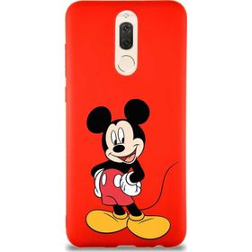Printify Huawei Mate 10 Lite Soft Premier Kapak Mickey Mouse-E Tasarımlı Silikon Cep Telefonu Kılıfı
