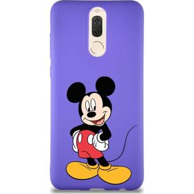 Printify Huawei Mate 10 Lite Soft Premier Kapak Mickey Mouse-E Tasarımlı Silikon Cep Telefonu Kılıfı