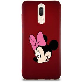 Printify Huawei Mate 10 Lite Soft Premier Kapak Minnie Mouse-B Tasarımlı Silikon Cep Telefonu Kılıfı