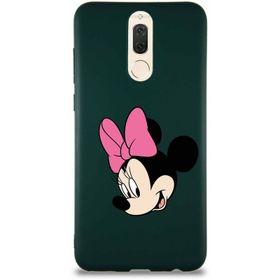 Printify Huawei Mate 10 Lite Soft Premier Kapak Minnie Mouse-B Tasarımlı Silikon Cep Telefonu Kılıfı
