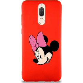 Printify Huawei Mate 10 Lite Soft Premier Kapak Minnie Mouse-B Tasarımlı Silikon Cep Telefonu Kılıfı