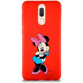 Printify Huawei Mate 10 Lite Soft Premier Kapak Minnie Mouse-D Tasarımlı Silikon Cep Telefonu Kılıfı