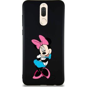 Printify Huawei Mate 10 Lite Soft Premier Kapak Minnie Mouse-D Tasarımlı Silikon Cep Telefonu Kılıfı