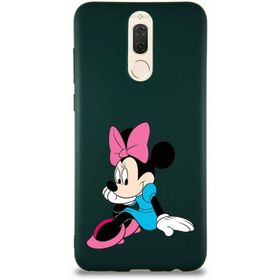 Printify Huawei Mate 10 Lite Soft Premier Kapak Minnie Mouse-E Tasarımlı Silikon Cep Telefonu Kılıfı