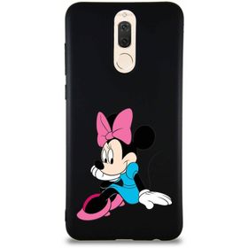 Printify Huawei Mate 10 Lite Soft Premier Kapak Minnie Mouse-E Tasarımlı Silikon Cep Telefonu Kılıfı