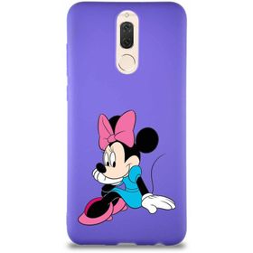 Printify Huawei Mate 10 Lite Soft Premier Kapak Minnie Mouse-E Tasarımlı Silikon Cep Telefonu Kılıfı