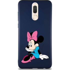 Printify Huawei Mate 10 Lite Soft Premier Kapak Minnie Mouse-E Tasarımlı Silikon Cep Telefonu Kılıfı