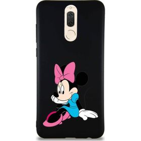 Printify Huawei Mate 10 Lite Soft Premier Kapak Minnie Mouse-E Tasarımlı Silikon Cep Telefonu Kılıfı