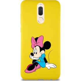 Printify Huawei Mate 10 Lite Soft Premier Kapak Minnie Mouse-E Tasarımlı Silikon Cep Telefonu Kılıfı