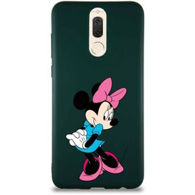 Printify Huawei Mate 10 Lite Soft Premier Kapak Minnie Mouse-F Tasarımlı Silikon Cep Telefonu Kılıfı