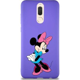 Printify Huawei Mate 10 Lite Soft Premier Kapak Minnie Mouse-F Tasarımlı Silikon Cep Telefonu Kılıfı