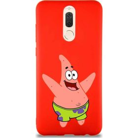 Printify Huawei Mate 10 Lite Soft Premier Kapak Patrick Yıldız Tasarımlı Silikon Cep Telefonu Kılıfı