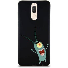 Printify Huawei Mate 10 Lite Soft Premier Kapak Plankton Tasarımlı Silikon Cep Telefonu Kılıfı