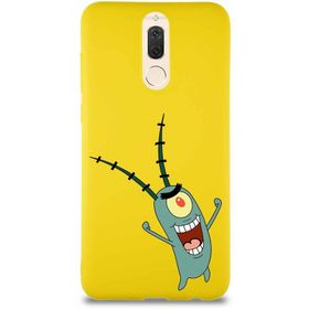 Printify Huawei Mate 10 Lite Soft Premier Kapak Plankton Tasarımlı Silikon Cep Telefonu Kılıfı