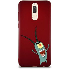 Printify Huawei Mate 10 Lite Soft Premier Kapak Plankton Tasarımlı Silikon Cep Telefonu Kılıfı