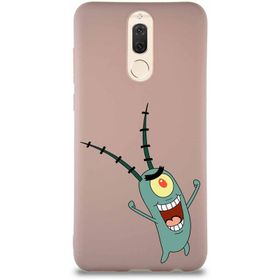 Printify Huawei Mate 10 Lite Soft Premier Kapak Plankton Tasarımlı Silikon Cep Telefonu Kılıfı