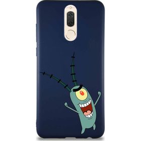 Printify Huawei Mate 10 Lite Soft Premier Kapak Plankton Tasarımlı Silikon Cep Telefonu Kılıfı