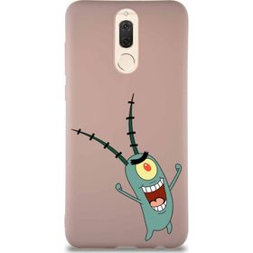 Printify Huawei Mate 10 Lite Soft Premier Kapak Plankton Tasarımlı Silikon Cep Telefonu Kılıfı