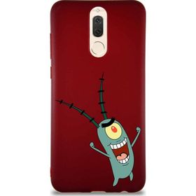 Printify Huawei Mate 10 Lite Soft Premier Kapak Plankton Tasarımlı Silikon Cep Telefonu Kılıfı
