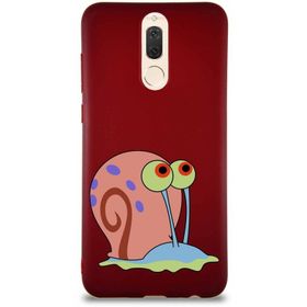Printify Huawei Mate 10 Lite Soft Premier Kapak Salyangoz Gary Tasarımlı Silikon Cep Telefonu Kılıfı