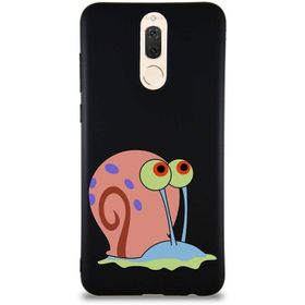 Printify Huawei Mate 10 Lite Soft Premier Kapak Salyangoz Gary Tasarımlı Silikon Cep Telefonu Kılıfı