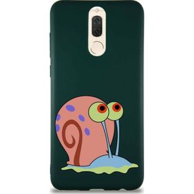 Printify Huawei Mate 10 Lite Soft Premier Kapak Salyangoz Gary Tasarımlı Silikon Cep Telefonu Kılıfı