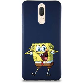 Printify Huawei Mate 10 Lite Soft Premier Kapak Sünger Bob Tasarımlı Silikon Cep Telefonu Kılıfı