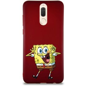 Printify Huawei Mate 10 Lite Soft Premier Kapak Sünger Bob Tasarımlı Silikon Cep Telefonu Kılıfı