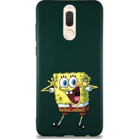 Printify Huawei Mate 10 Lite Soft Premier Kapak Sünger Bob Tasarımlı Silikon Cep Telefonu Kılıfı