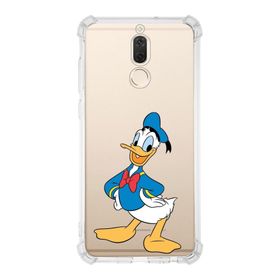 PrintiFy Huawei Mate 10 Lite Uyumlu Köşe Korumalı Antişok Kapak Donald Duck Tasarımlı Şeffaf Kılıf