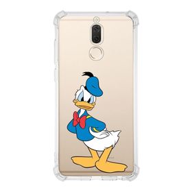 PrintiFy Huawei Mate 10 Lite Uyumlu Köşe Korumalı Antişok Kapak Donald Duck Tasarımlı Şeffaf Kılıf