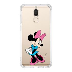 PrintiFy Huawei Mate 10 Lite Uyumlu Köşe Korumalı Antişok Kapak Minnie Mouse Tasarımlı Şeffaf Kılıf