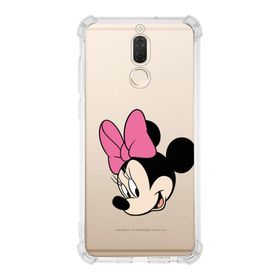PrintiFy Huawei Mate 10 Lite Uyumlu Köşe Korumalı Antişok Kapak Minnie Mouse Tasarımlı Şeffaf Kılıf