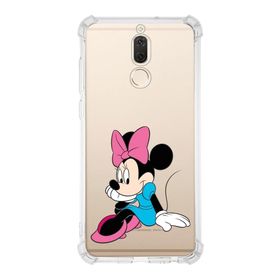 PrintiFy Huawei Mate 10 Lite Uyumlu Köşe Korumalı Antişok Kapak Minnie Mouse Tasarımlı Şeffaf Kılıf