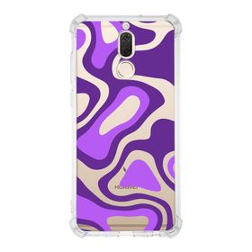 PrintiFy Huawei Mate 10 Lite Uyumlu Köşe Korumalı Antişok Kapak Renkli Desen Tasarımlı Şeffaf Kılıf