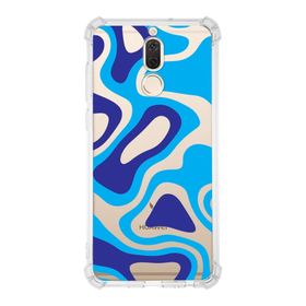 PrintiFy Huawei Mate 10 Lite Uyumlu Köşe Korumalı Antişok Kapak Renkli Desen Tasarımlı Şeffaf Kılıf