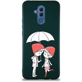 Printify Huawei Mate 20 Lite Soft Premier Kapak Aşk Tasarımlı Silikon Cep Telefonu Kılıfı