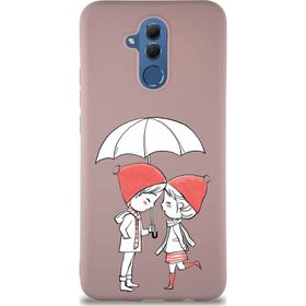 Printify Huawei Mate 20 Lite Soft Premier Kapak Aşk Tasarımlı Silikon Cep Telefonu Kılıfı