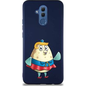 Printify Huawei Mate 20 Lite Soft Premier Kapak Bayan Puff Tasarımlı Silikon Cep Telefonu Kılıfı