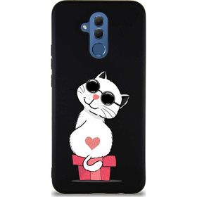 Printify Huawei Mate 20 Lite Soft Premier Kapak Coolcat Tasarımlı Silikon Cep Telefonu Kılıfı