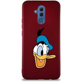 Printify Huawei Mate 20 Lite Soft Premier Kapak Donald Duck-A Tasarımlı Silikon Cep Telefonu Kılıfı